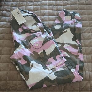 New Trendy Camouflage Jogger Pants